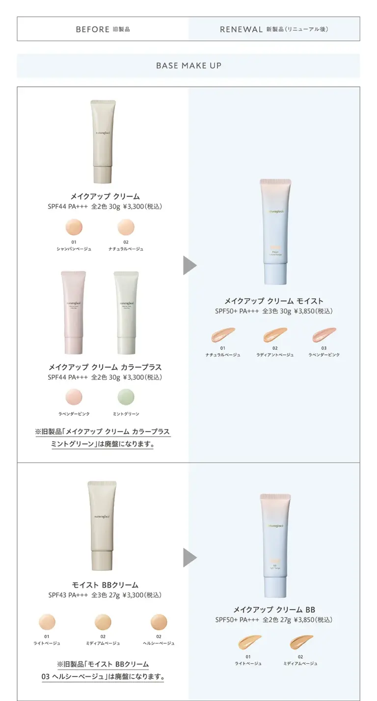 ご案内2024.11.26リニューアル製品のご案内