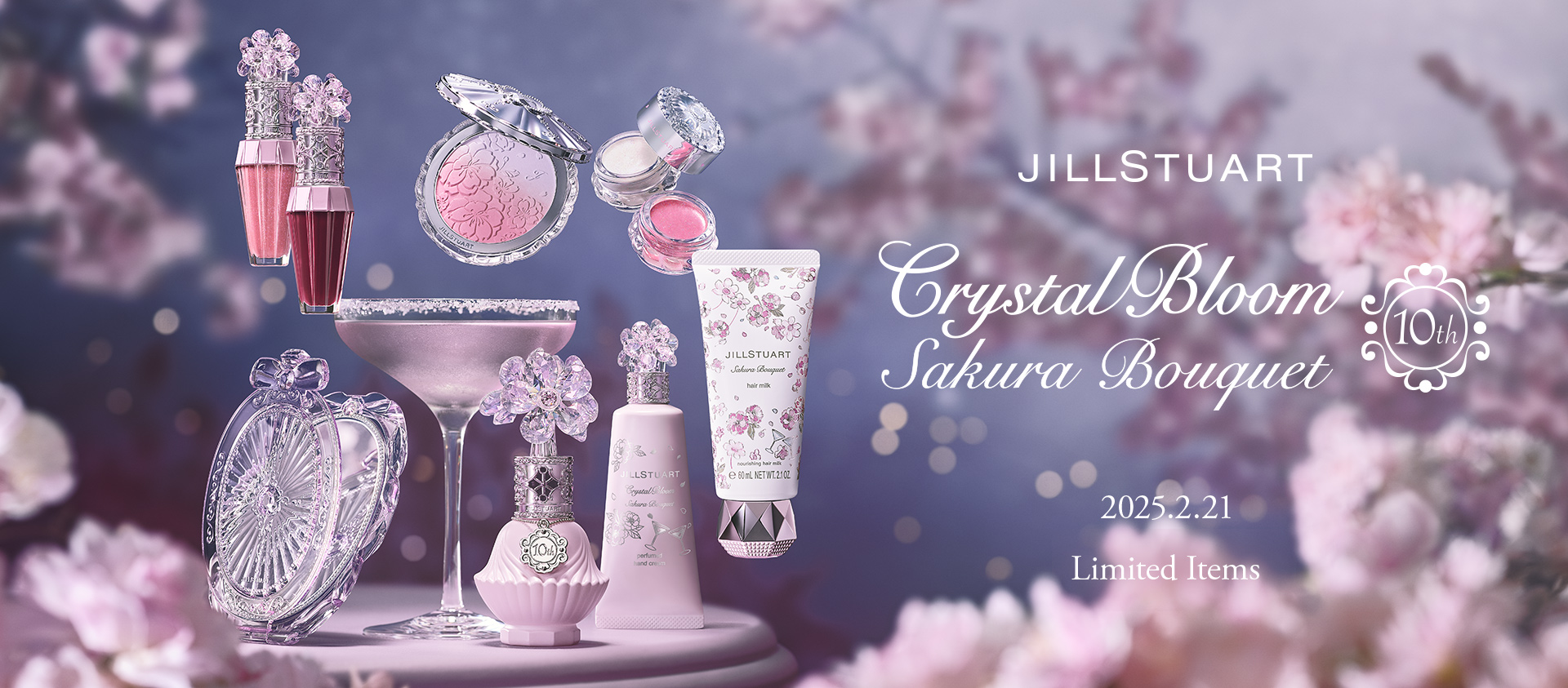Crystal Bloom Sakura Bouquet Limited Items