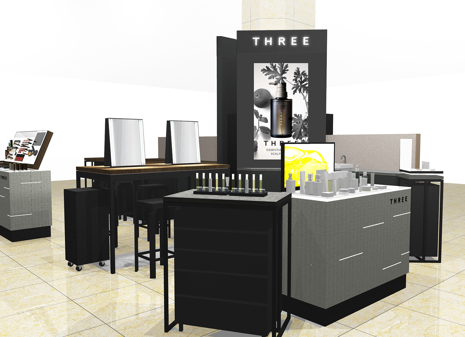 THREE 大丸心斎橋店移転・リニューアルオープン